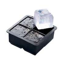 1pc Silicone Ice Cube Tray Mold, Home & Bar Ice Ball Maker With Lid' - Multicolor - View 7