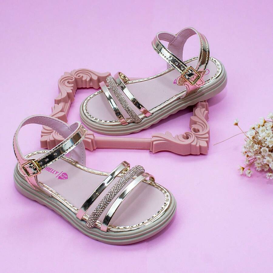 Women's Sandals Delicate Luxury Casual Original Girl Child Promotion Original Shipping Now - Vàng - Xem 1