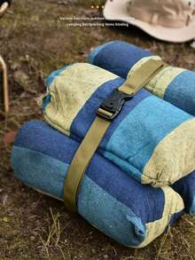 1 szt. Pasek klamrowy do namiotu na zewnątrz, walizka podróżna, śpiwór, kołdra, stała lina, wielofunkcyjny pasek mocujący ładunek - Wielokolorowe - Zobacz 2