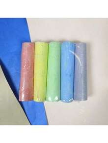 Large Chalk Set Park Tree Reflection Painting Graffiti Street Art Chalk, 7 Vibrant Colors For Colorful Painting Fun On Asphalt, Roads And Sidewalks[Random Packaging], Back To School - Multicolor - View 15
