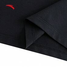Anta Áo thun nam thoáng khí, nhanh khô, quần áo thể thao tập chạy bộ mùa hè mới - Đen cơ bản -4 - Xem 6