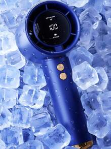 [100 Speed Handheld Fan] USB Rechargeable Mini Desktop Cooler - 2-In-1 Portable Fan Suitable For Dorm/Office/Travel, Featuring Vortex Blade Technology And Adjustable Cooling Modes, Ultra Lightweight Personal Air Flow. 1800mAh