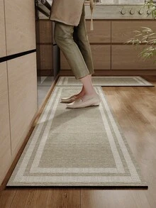 圣诞厨房地毯，厨房垫，房间装饰，1 件装可裁剪长方形厨房地毯，防滑橡胶底地垫，厨房地毯，家用可水洗厨房门垫，浴室门垫，门廊地毯，走廊地毯，浴室地毯，浴室吸水地垫，厨房水槽洗衣房办公室防滑垫，家居装饰新年礼物 - 彩色 - 查看 12