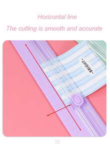 1 件 A3/A4 切纸机便携式照片切割机切纸机迷你圆角切纸器剪贴簿工具,返校,学校用品 - 彩色 - 查看 4