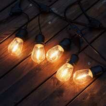 A Set Of Solar-Powered Eight-Function S14 Outdoor Light Strings, Running Horse Light Strings, Solar Camping Light Strings, Suitable For Outdoor Garden, Courtyard, Corridor Decoration, Camping Stalls, Wedding Decoration, Black Coarse Wire Hanging S14 Light Strings, With A Length Of 5 Meters And 10 Solar-Powered Bulbs (Including Two Accessories), A 5-Meter Solar-Powered Style With 10 Bulbs And Remote Control (Including Three Accessories), A 10-Meter Solar-Powered Style With 20 Lamp Holders (Including Two Accessories), And A 10-Meter Solar-Powered Style With 20 Lamp Holders And Remote Control (Including Three Accessories).