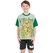 Teenage Mutant Ninja Turtles T-Shirt And Shorts Set | TMNT Boys' 2-Piece Clothing Set | Kids' Clothing Sets - Green - View 2
