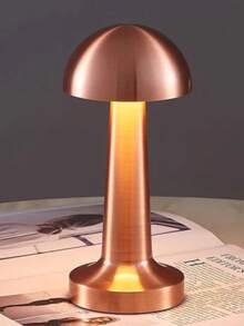 Luminaria Abajur Recarregável Led Cor e Brilho Ajustável Cogumelo Touch USB - Multicolorido - Visão 4
