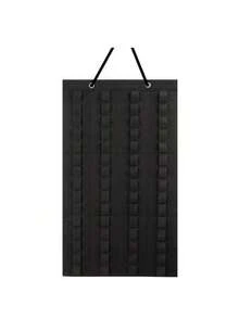 1 pieza Organizador de coches de fieltro S, Perchero de almacenamiento de coches modal, Decoración colgante de pared para exhibición en habitación de bebé, niños y guardería. - Negro - Ver 7