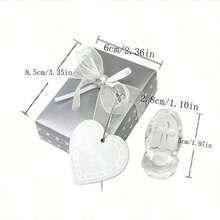 1 pieza Luz de noche pequeña cristal en estilo estatua de Jesús - Decoración cristiana para el hogar, regalos de aniversario, boda