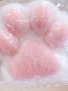 1 pieza Juguete para apretar con forma de pata de gato, juguete antiestrés para estudiantes y adultos, de plástico resistente, adecuado para todas las razas y tamaños, diseño kawaii de pata de animal, adecuado para oficina, vacaciones y regalos