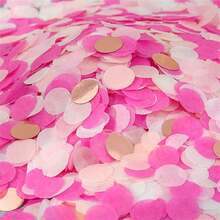 5000pcs 1 Inch Mixed Colors Round Paper Confetti, 1.8oz - Ideal For Wedding, Valentine's Day, Party, Holiday, Dining Table, Gifts, Home Decor, Graduation & Atmosphere Decoration - Multicolor - View 10