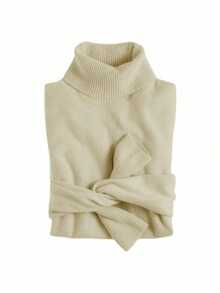 MF Kit 3 Basic Women's Knitted Blouse High Neck Cacharrel Sweater - MILITAR/CAQUI/PRETO - View 2