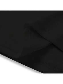 Dom Dolla Cowboy Merch  Rave Clothes T Shirt House Music EDM Festival Outfit Baggy Long Or Short Sves -Round-Neck T-Shirt,Basic Crew Neck T-Shirts,Casual Everyday Tee - 黑色 - 查看 4