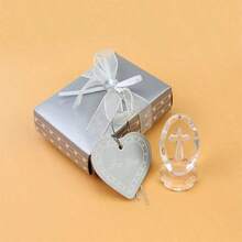 1 pieza Luz de noche pequeña cristal en estilo estatua de Jesús - Decoración cristiana para el hogar, regalos de aniversario, boda