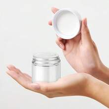 4 Oz Amber Glass Jar With Lids, 48 Pack Small Glass Candle Jars With Lids & Sticker, Empty Cosmetic Containers For Sample, Cream, Spice, Lotion, OintmentsSHEIN - 白色 - 查看 8