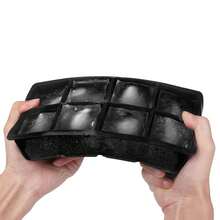 1pc Silicone Ice Cube Tray Mold, Home & Bar Ice Ball Maker With Lid' - Multicolor - View 4