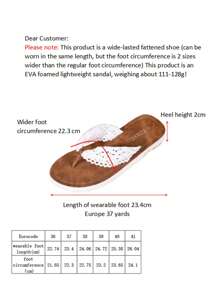 نعال الحذاء (محيط القدم أوسع، مقاسين أكبر من محيط القدم العادي) تصميم أصلي أمريكي بسيط وأنيق على طراز الأميرة، نعال شاطئية جذابة وساحرة، عالية الجودة، مفتوحة الأصابع، قابلة للتنفس، خفيفة الوزن ومريحة، إصدار نعال واسع مزخرف بالتطريز الأبيض الشفاف الفاتن!