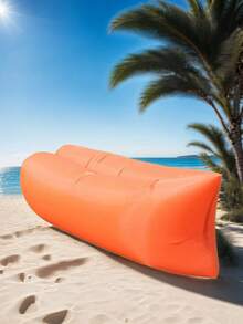 1 Pc Multi-Functional Inflatable Sofa, Foldable, Soft, Fast Inflatable Recliner, Suitable For Camping And Relaxation, Beach, Pool Water Supplies - Multicolor - View 9