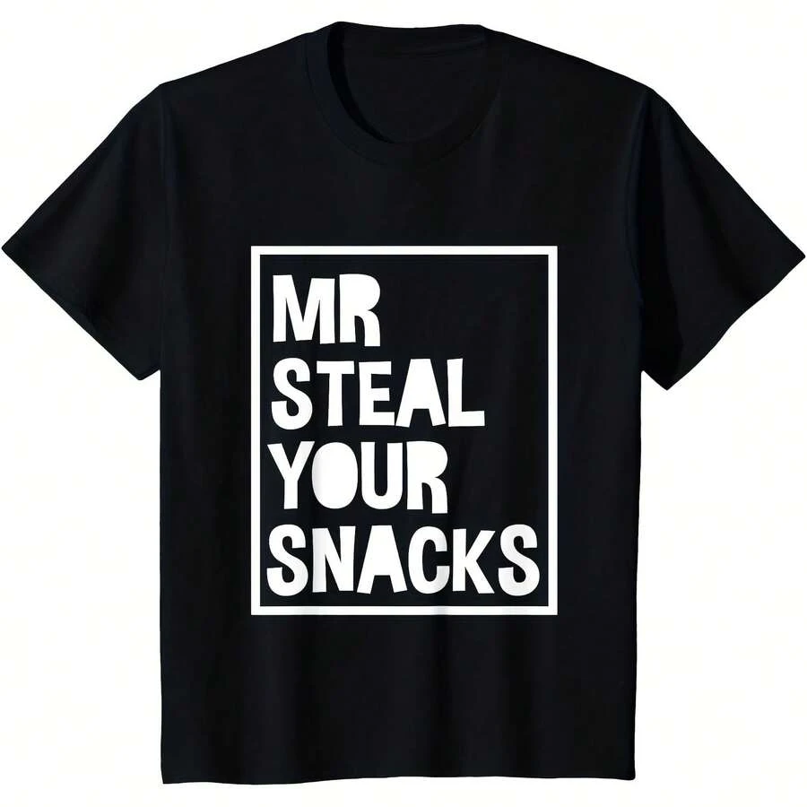 S Mr Steal Your Snacks Hungry  Yummy Ren  T-Shir-100% Cotton T-Shirt 220gT-Shirt
