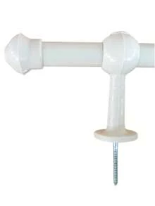 Wooden Rod Kit With 3.00 Meters Of 19 Mm (Medium) For Curtains - White - View 1