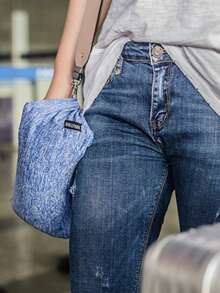 1pc 2-In-1 Multifunctional Travel Pillow, Comfortable Head, Neck And Chin Support For Plane, Train, Car, Camping And Hiking