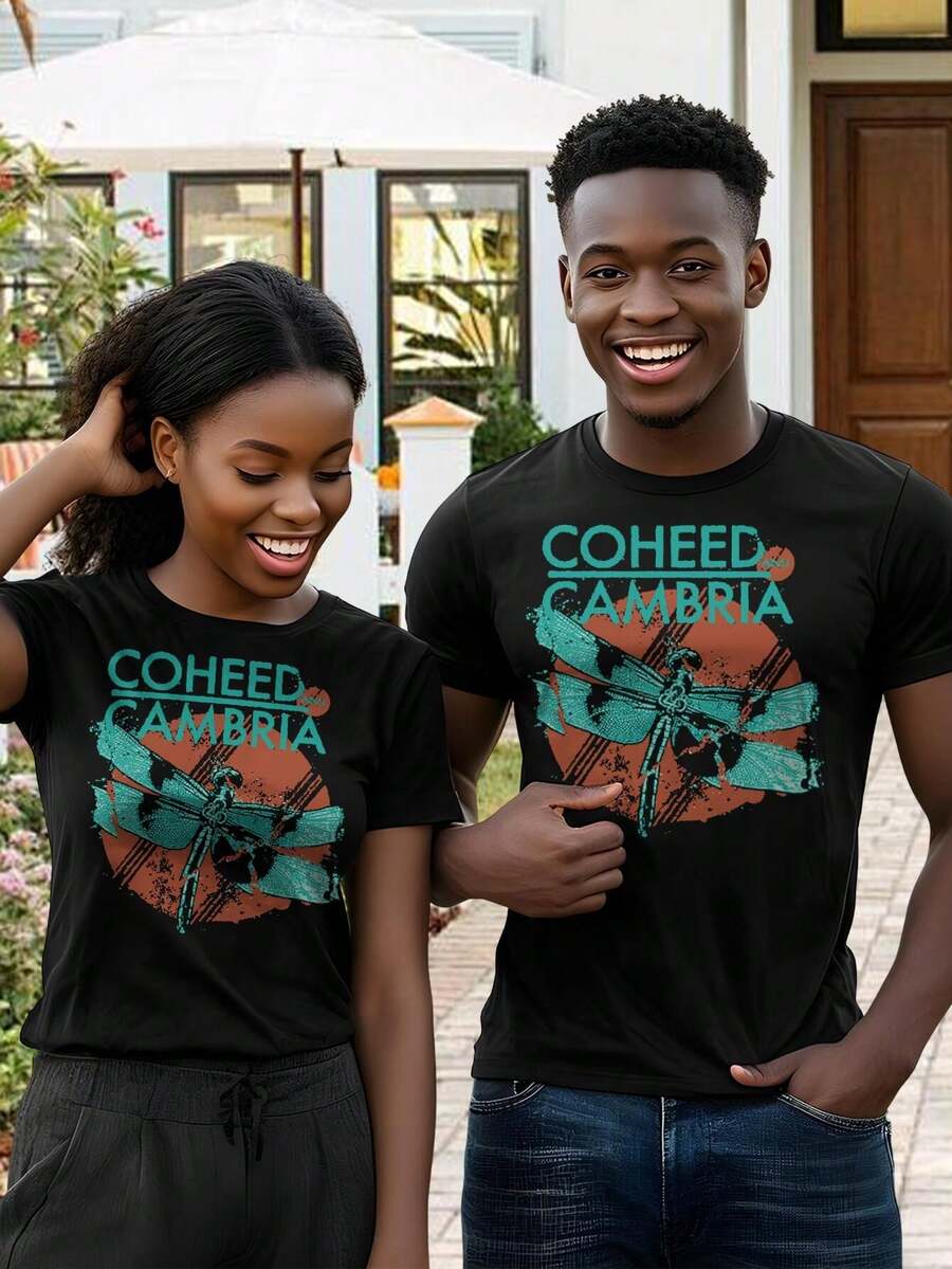 Women's Coheed and Cambria Band T-Shirts Cute Stylish Concert Tees - Negro - Ver 1