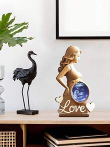 1个定制胎儿超声波照片相框，创意木质新生儿纪念装饰，孕期超声波照片相框，送给孕妇、新妈妈的礼物，10*18厘米/3.9英寸*7英寸，母亲节礼物，周年纪念礼物，家居和谐，圣诞节礼物