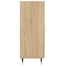 vidaXL Credenza Rovere Sonoma 34,5x34x90 Cm In Legno Multistrato - 棕色 - 查看 6
