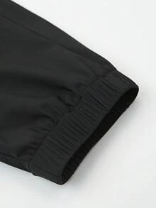 1pc Women's Lightweight Silky Sportswear Pants, Breathable Quick Dry, Ankle Cuffs, Drawstring Waist, Zipper Pockets, Suitable For Outdoor Activities And Leisure Walking