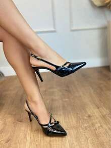 Women Pumps - 黑色 - 查看 2
