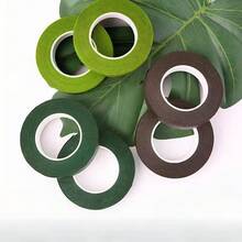 20m Self-Adhesive Floral Stem Tape, Florist DIY Decorative Flower Wrapping Tape For Bouquets, Weddings, Mother's Day, Home Decor, Graduation, Back To School, Birthday Parties - Green - View 13