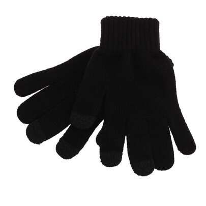 Beechfield Unisex Touchscreen Smart Phone / IPhone / IPad Winter Gloves (Black)