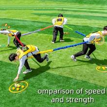 1件套春季拔河套装 - 复活节派对/后院烧烤团队建设游戏，防滑手柄和全天候绳索，家庭聚会必备，室内/室外春季家庭活动 | 复活节派对游戏 | 团队建设工具 | 无需电池的运动器材 | 户外玩具