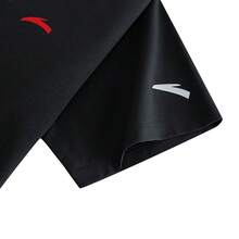 Anta Áo thun nam thoáng khí, nhanh khô, quần áo thể thao tập chạy bộ mùa hè mới - Đen cơ bản -4 - Xem 4