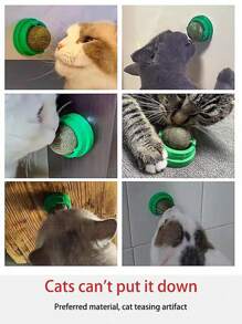 1pc Cat Lover And Cat Mom Lovenip Ball With RotatingFeature For Grinding Teeth AndCleaning,Cat Lover And Cat Mom Lovenip Ball WallSticking Crab Cat Lover And Cat Mom Love Toy, SuitableFor Cat/Dog Lover Gift And Dog/Cat Mom Love Pet Cat Lover And Cat Mom Loves To Play And RelieveBoredom Cat Lover And Cat Mom Love Chew Toy WithDigestion Promoting Agentcat Lover And Cat Mom Lovenip Ball, Adhesive Cat Lover And Cat Mom Love ToyTeeth Grinding Stick, Cat/Dog Lover Gift And Dog/Cat Mom Love PetProduct Green Color
