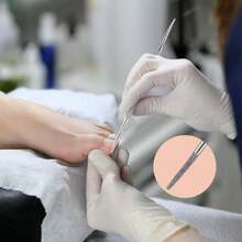 3pcs Silver Ingrown Toenail Removal Kit, Stainless Steel Nail File And Toe Lifter, Professional Pedicure Cleaning Tools For Ingrown Toenail Treatment - Multicolor - View 6