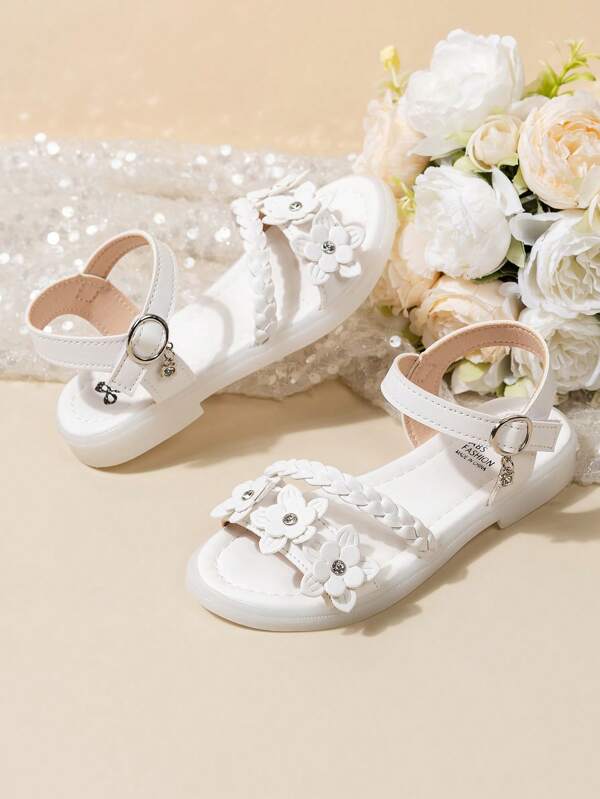 Princess Style Girls Sandals, New Summer Fashion Lightweight Soft Bottom Casual Bowknot Sandals For Toddlers & Kids, Suitable For Summer