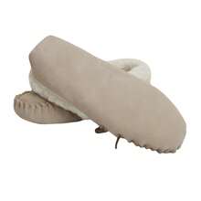 Eastern Counties Leather Womens/Ladies Soft Sole Wool Lined Moccasins (Camel) - Camel - View 2