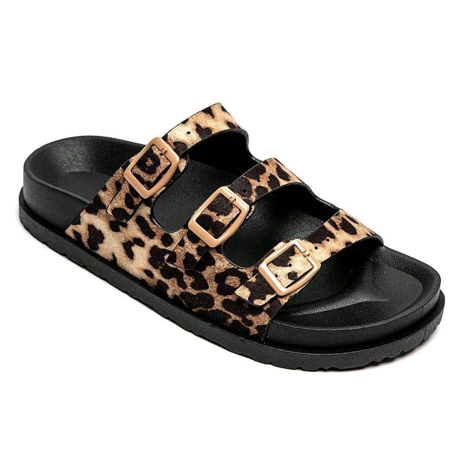Women Summer Sandals For Daily Wear - LEOPARD - View 1