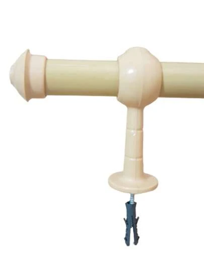 Kit Varão de Madeira com 3,00 Metros de 19 mm (médio) Para Cortinas