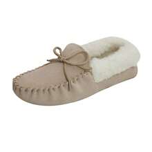 Eastern Counties Leather Womens/Ladies Soft Sole Wool Lined Moccasins (Camel) - Camel - View 1