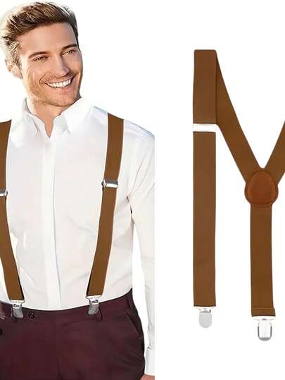 Suspensório Adulto Unissex Ajustável Masculino Feminino Varias Cores