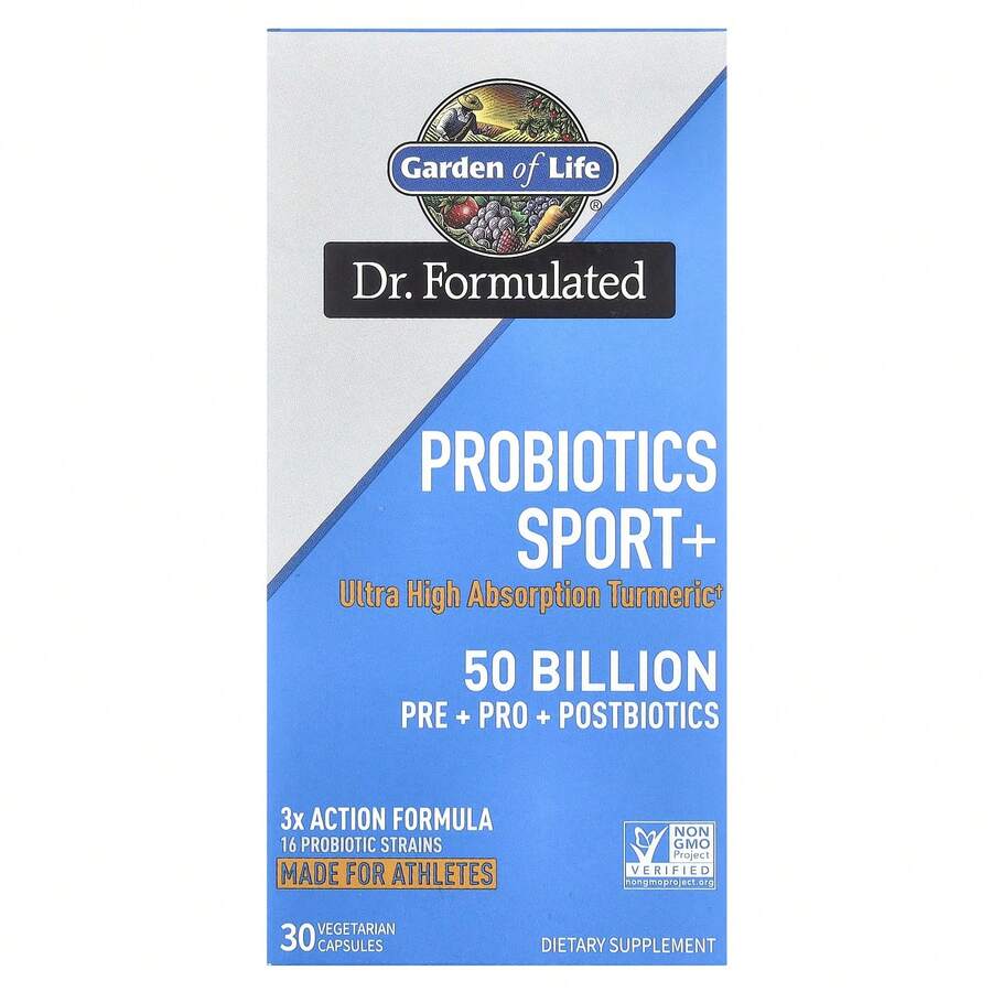 Garden Of Life Probiotics Sport+, 50 Billion, 30 Vegetarian Capsules - Others - View 1