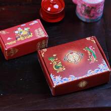 2 Sets Doll House Chinese New Year Wedding Dowry Jian Dui Cake Mould Pretend Play Toy