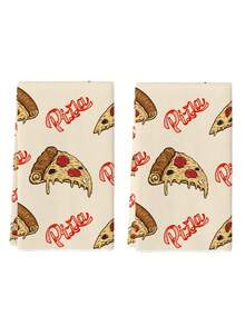 2Pcs Animal Kitchen Towels Bohemian Geometric What Bunny Butt ,Funny Bunny Rabbit Butt Rabbit Lovers Cute Pizza Food Sweet Dreams Funny Saying Pattern Dish Towel Kitchen Dishwashing Hand Tea Towel Kitchen Drying Dish Towel For Kitchen Restaurant Table - Light Yellow - View 4