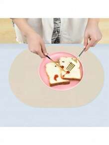 1/2 Peças Jogo Americano de Mesa Antiderrapante e Resistente ao Calor, Impermeável, Placemat de Cozinha e Jantar, Porta-copos de Couro Sintético, Suprimentos para Casa