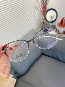 新款猫眼眼镜，韩国时尚ins TR超轻光学眼镜框零度数无度数眼镜女 - 同款多色 - 查看 13