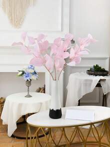1 pieza de rama artificial con pequeñas hojas en forma de concha - Decoración interior y exterior para hogar, jardín, porche, boda, florero - Multicolor - Ver 10