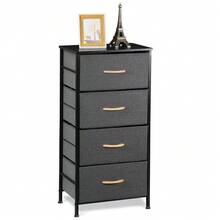9-Drawers Dresser Chest Of Drawers Modern Organizer Bin Clothing Storage Cabinet - 深灰色高個子 - 查看 1