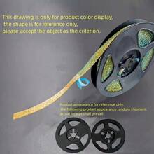 1 卷（3 米）/ 3 卷（3 米）化妆镜装饰镜边框条，玻璃框架边缘饰条，黑色、彩色金色、彩色银色、白色，适用于家庭和厨房